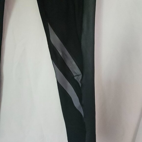 90 Degree By Reflex Black Yoga Stretch Legging Workout Athletic Pants S NWT - Picture 2 of 12